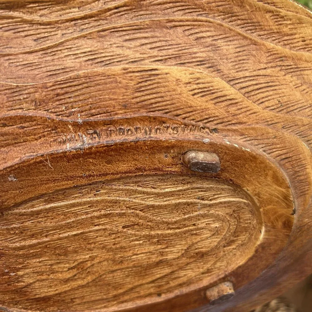 VTG Faux Wood Platter 1954 Multi Products Inc 